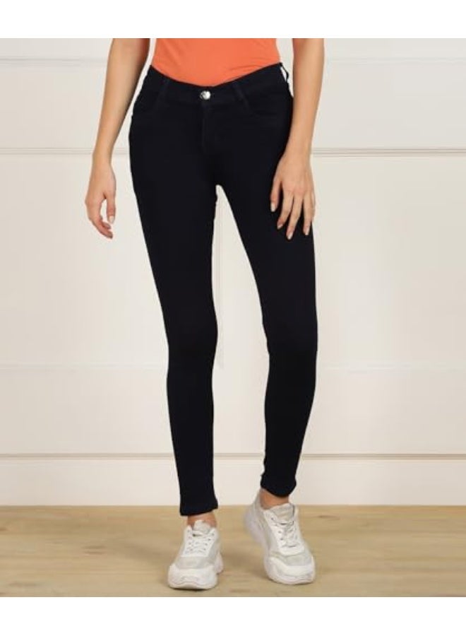 Nifty Women's Cotton Blend Stretchable Mid Rise Jeans - Image 2