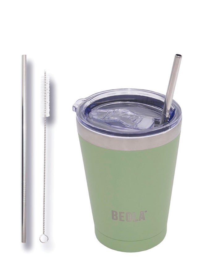 BEOLA Insulated Coffee Mug Travel Tumbler - 350ml, Forest Green  - Image 2