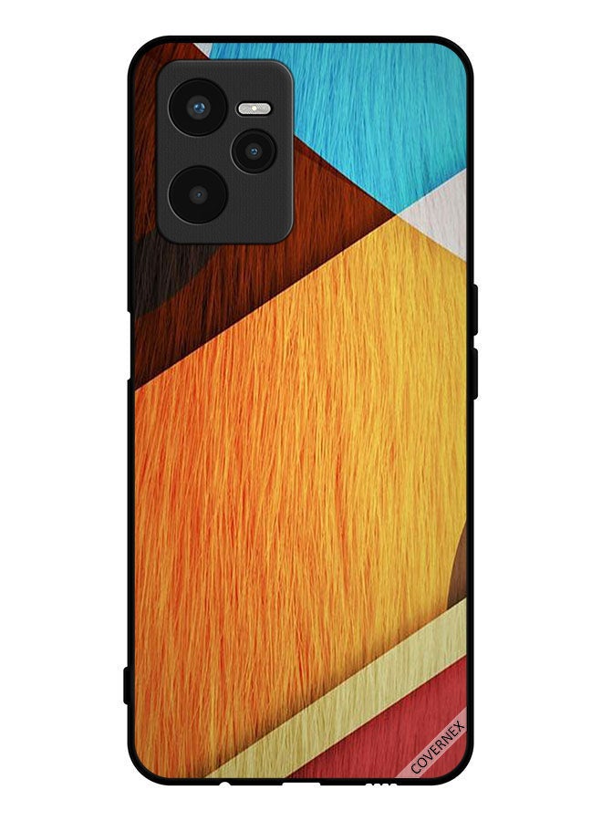 Covernex Protective Case Cover For Realme C35 Wooden Texture - Image 1