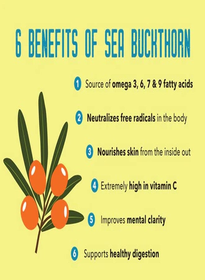 Easygrow Sea Buckthorn Berries Powder | Dry Sea Buckthorn Berries Powder | - (400 GM) - Image 3