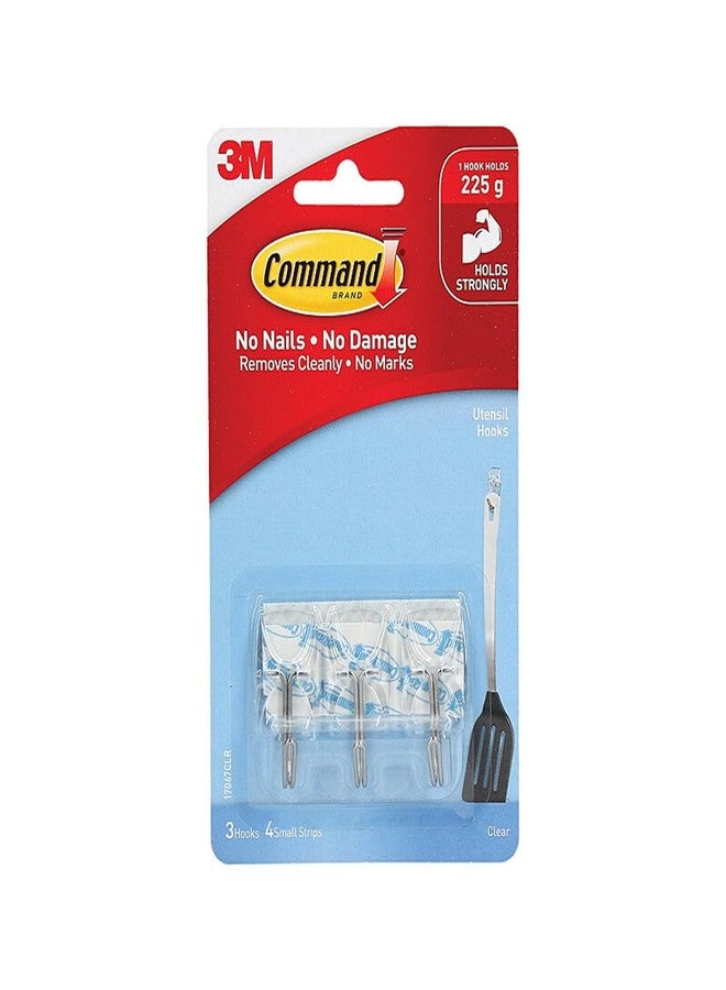 Command 17067CLR B007RKFCVI Wire, Small, Clear, 3, 6-Pack - Image 1