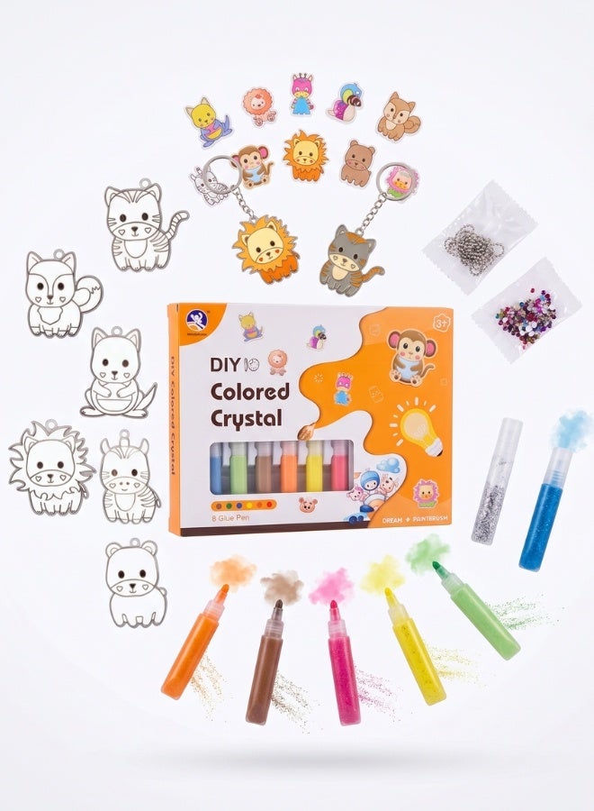 DIY Crystal Pendant & Art Craft Kit | Foster Kids' Creativity & Design Stunning Keychains - Image 1