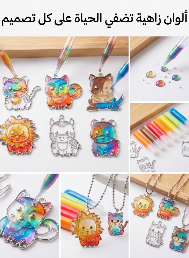 DIY Crystal Pendant & Art Craft Kit | Foster Kids' Creativity & Design Stunning Keychains - Image 5