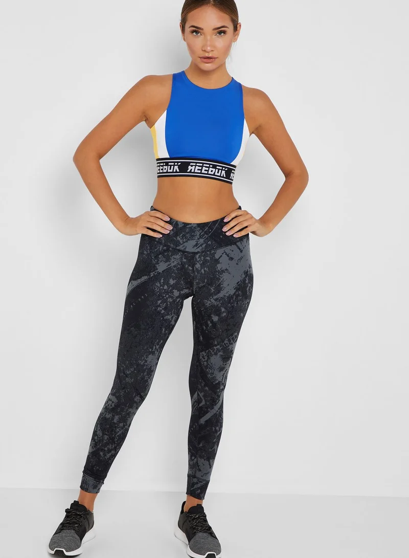 Reebok Combat Lux Jacquard Tights