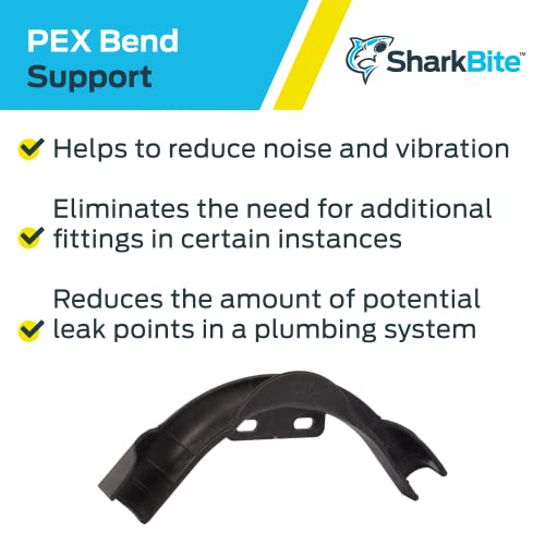 SharkBite Poly 23051 3/4-Inch Polymer Bend Support for PEX Pipes, 3/4 in, No Color - Image 4