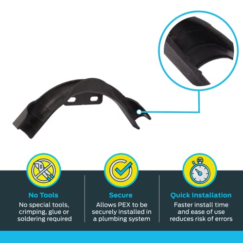 SharkBite Poly 23051 3/4-Inch Polymer Bend Support for PEX Pipes, 3/4 in, No Color - Image 3