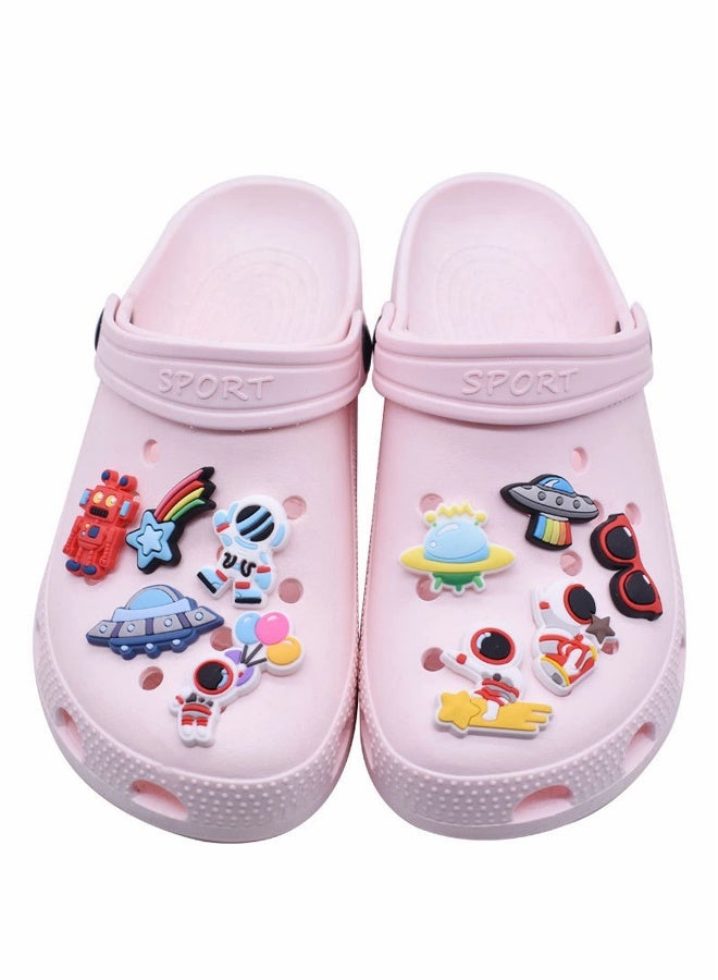 Shoe Decoration Charms 40 Pcs Cartoon Crocs Accessories for Shoes ​PVC Charms Bracelet Wristband for Men Women Kids Girl Nurse Buckle Party Favors Birthday Children Reward Gifts - Image 4