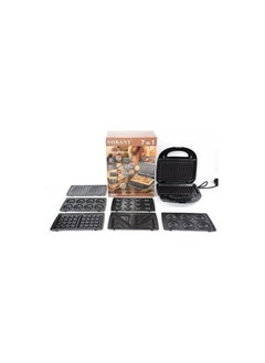 سوكاني صانعة الساندوتشات متعددة الوظائف 7 في 1 بقدرة 750 وات SK-907 أسود 750 W SK-907 لون أسود  - Image 3