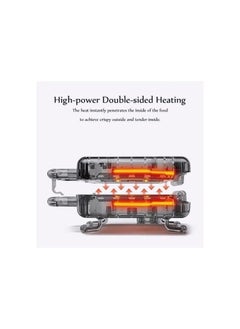 سوكاني صانعة الساندوتشات متعددة الوظائف 7 في 1 بقدرة 750 وات SK-907 أسود 750 W SK-907 لون أسود  - Image 2
