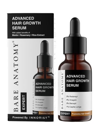 Advanced Hair Growth Serum with Redensyl Anagain Baicapil Capilia Longa Rosemary Biotin and Rice Extract for Hair Growth and Hair Fall Control for Women and Men 30ml - pzsku/Z630F0E671E88DEF19E21Z/45/_/1738667773/9a9be627-b86f-4955-b7e7-18d31c63ed27