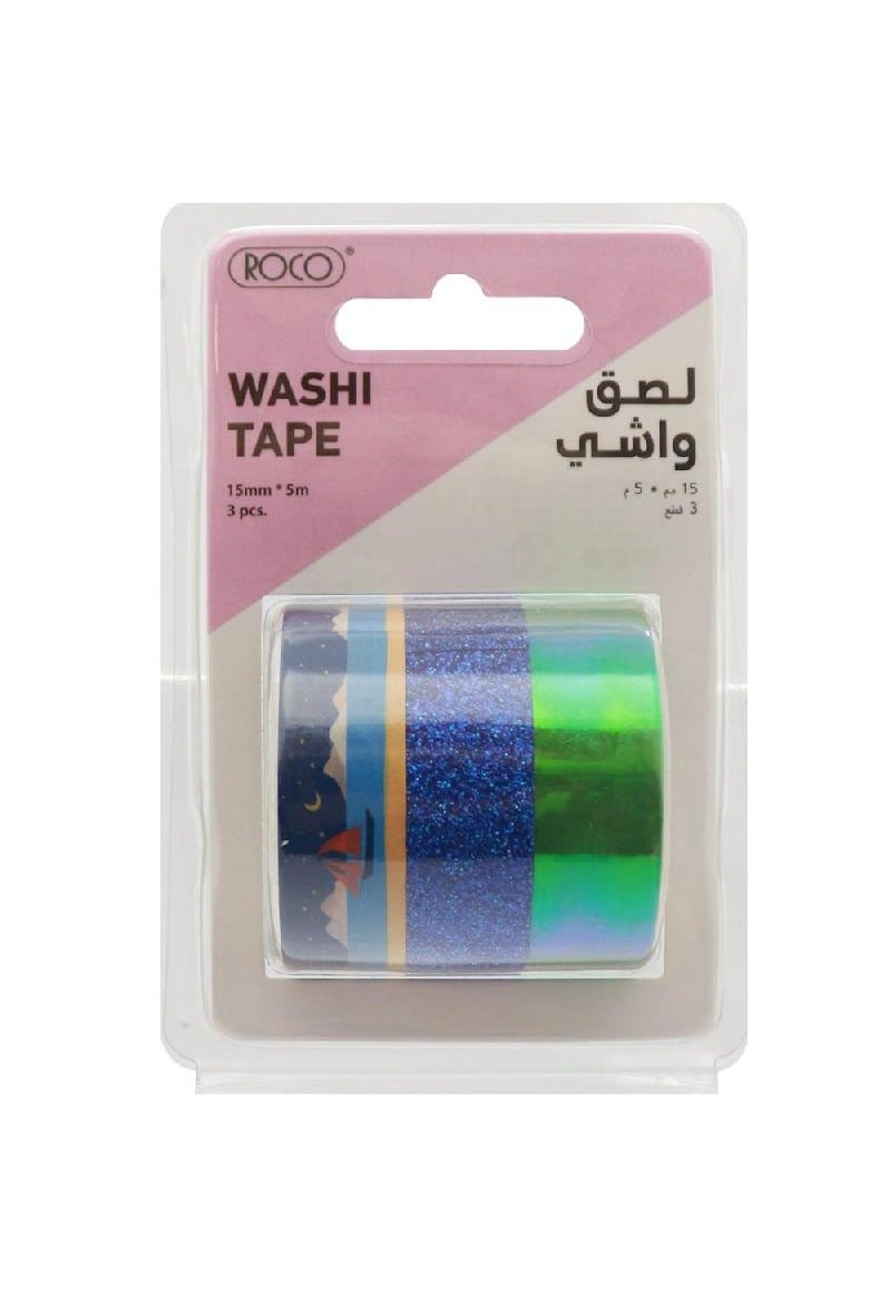 روكو شريط واشي 3 بكرات 5 م × 15 مم