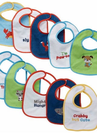 Water Resistant Drooler Bib Set, Multi-Color, 10 Count - pzsku/Z630F948DFDC2A2FB62C2Z/45/1743377233/a4e32bdf-6ab3-4950-a6b6-f44696602b6b