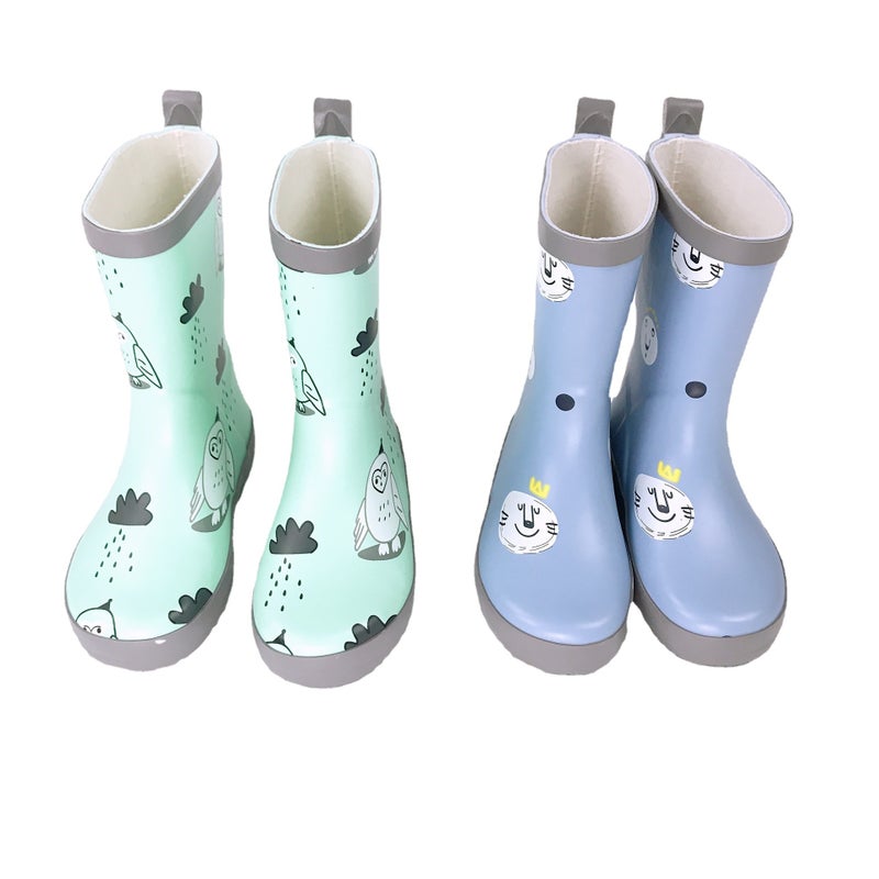 Enbihouse Ins Wind Pineapple Plum Blossom Children'S Boots Water Shoes Middle Tube Rain Boots Rubber Children'S Rain Boots - Image 4