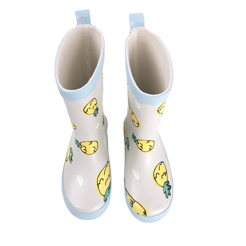 Enbihouse Ins Wind Pineapple Plum Blossom Children'S Boots Water Shoes Middle Tube Rain Boots Rubber Children'S Rain Boots - Image 5