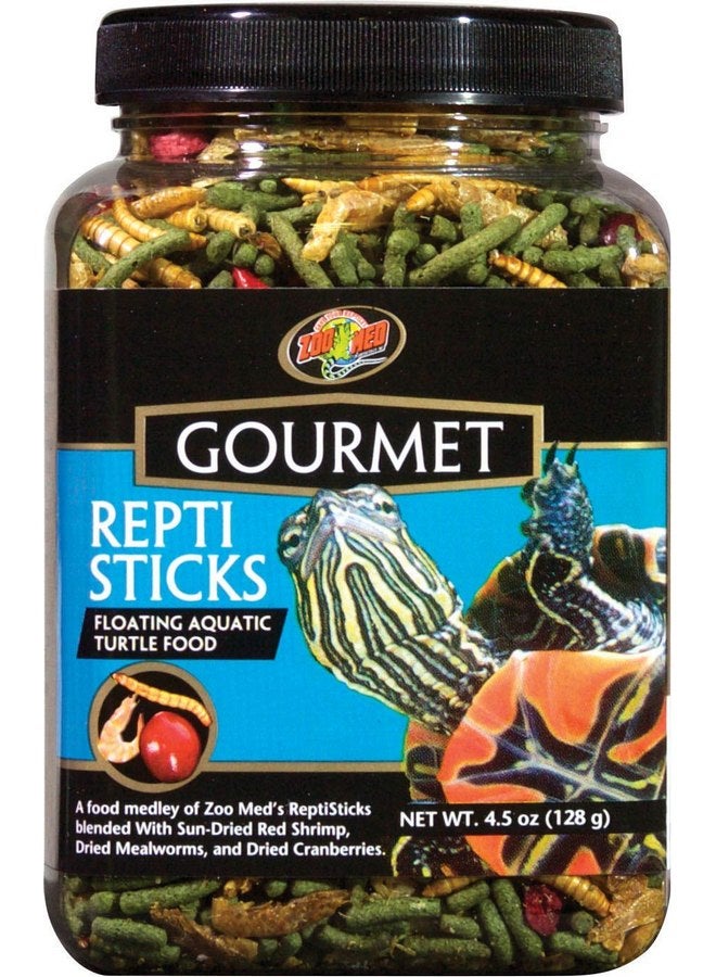 Zoo Med Gourmet Repti Sticks Floating Aquatic Turtle Food 4.5 oz - Pack of 3