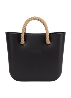 O bag O bag mini with Rope Sand Handles in Black  - Image 2