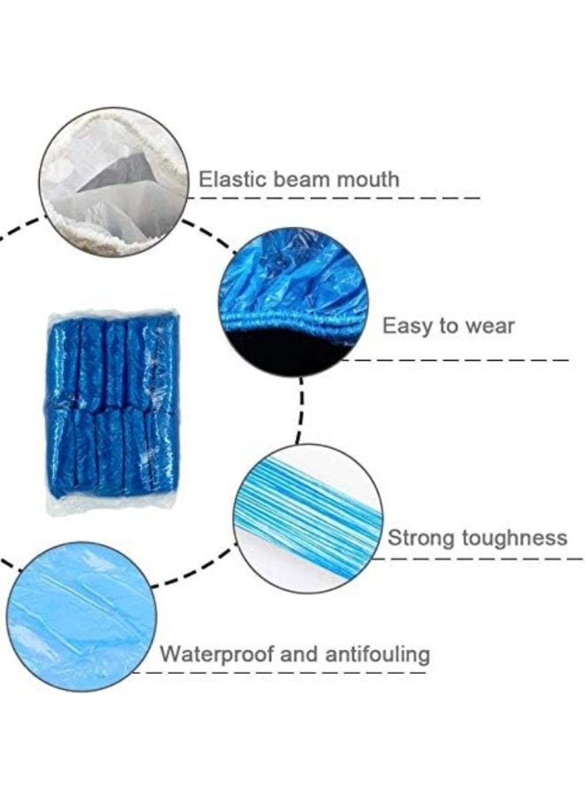 Kinmed Disposable arm sleeves Waterproof plastic protective covers with elastic on cuffs 100 pieces - Image 3