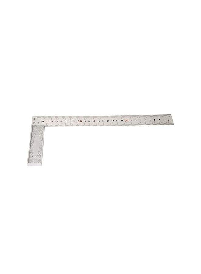 PROMASS 90 Degree Straight Ruler L Shaped Ruler Straightedge Right Angle Ruler Woodworking Measuring Gauge 30cm/11.8in(Standard) - Image 1