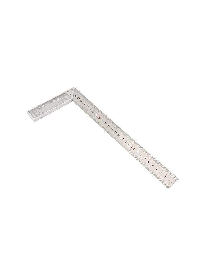 PROMASS 90 Degree Straight Ruler L Shaped Ruler Straightedge Right Angle Ruler Woodworking Measuring Gauge 30cm/11.8in(Standard) - Image 3