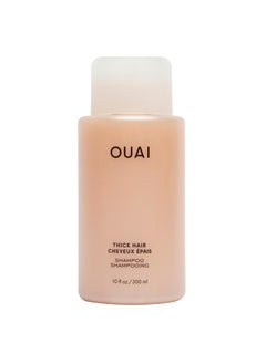 Ouai OUAI Thick Shampoo - Moisturizing Shampoo with Keratin, Marshmallow Root, Shea Butter & Avocado Oil for Thick Hair - Strengthens & Hydrates Strands - Paraben, Phthalate, Sulfate Free Shampoo - 10 oz  - Image 1