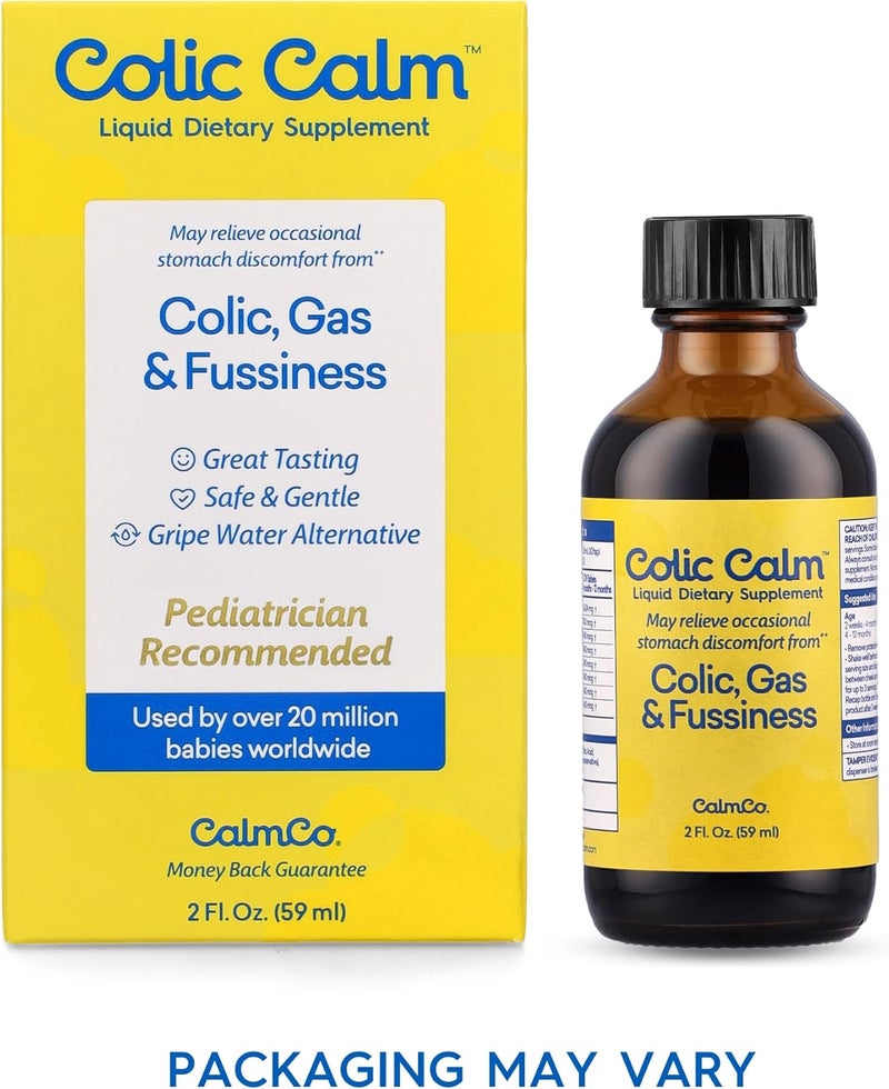 Colic Calm Gripe Water 2oz  CalmCo Infant  Child Probiotic Drops 054oz Combo Pack - Image 5