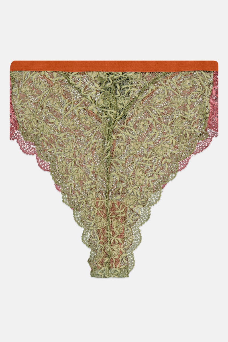 We Are We Wear Women Textured Pull On Panties, Pink  - Image 2