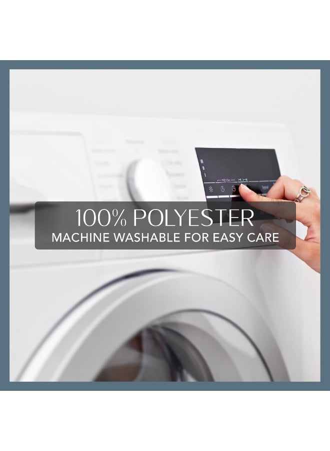 Elrene Home Fashions Matine Weatherproof Tab-Top Indoor/Outdoor Solid Color Curtain Panel for Porch, Pergola, Patio, Deck, 52â€W x 108â€L, White - Image 1