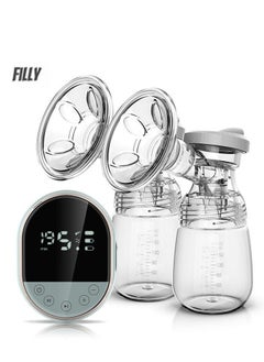 Filly Double Electric Breast Pump 2000 mAh BPA Free Rechargeable Double Silicone Electric Feeding Breast Milk Pump, Hospital Grade Healthy Safer(Assorted Colors)  - Image 1