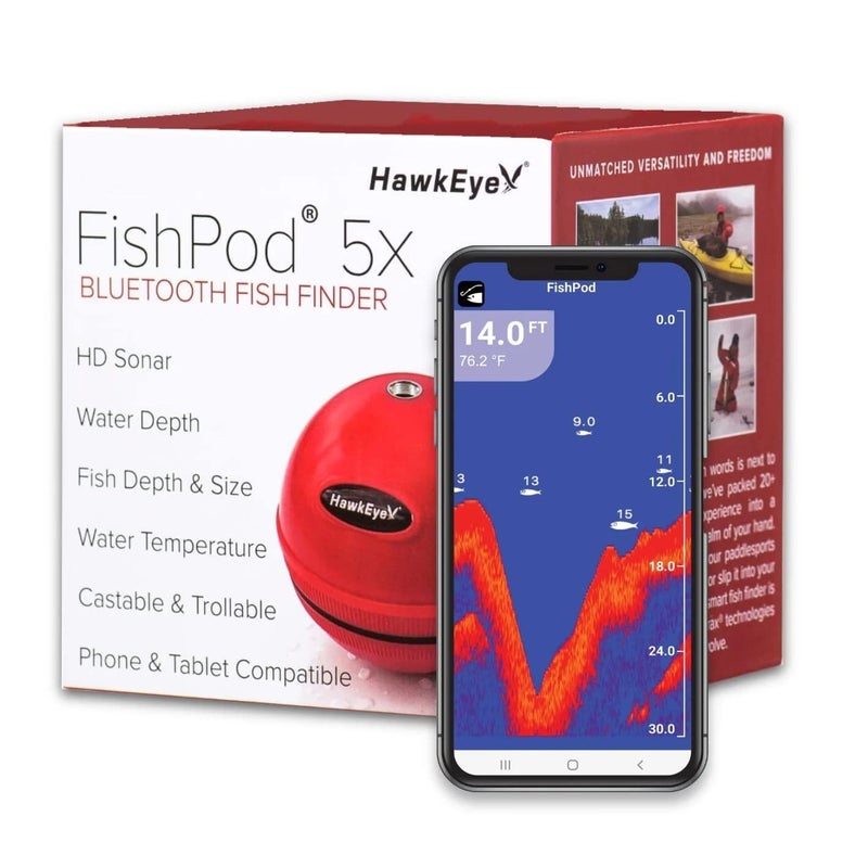 HawkEye FishPod® 5X Bluetooth Fishfinder - Image 2
