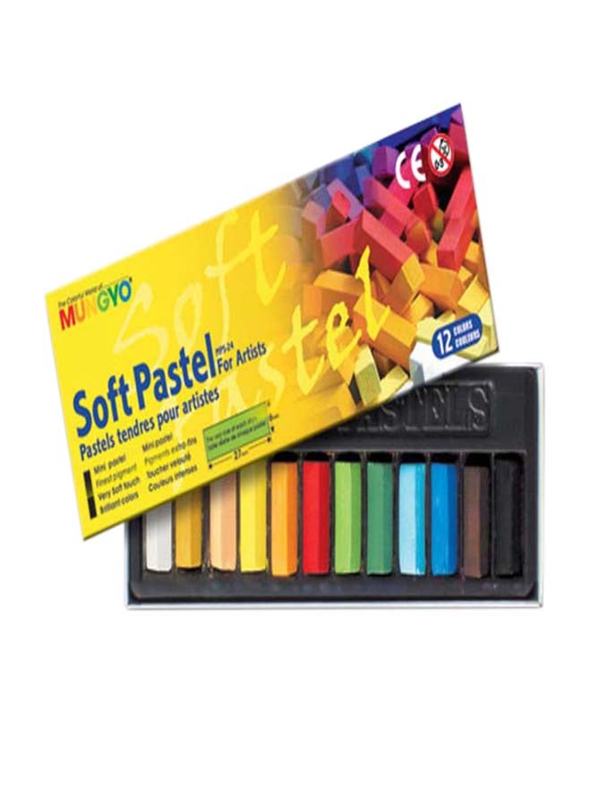 Mungyo SOFT PASTLE 12 ASSORTED COLORS