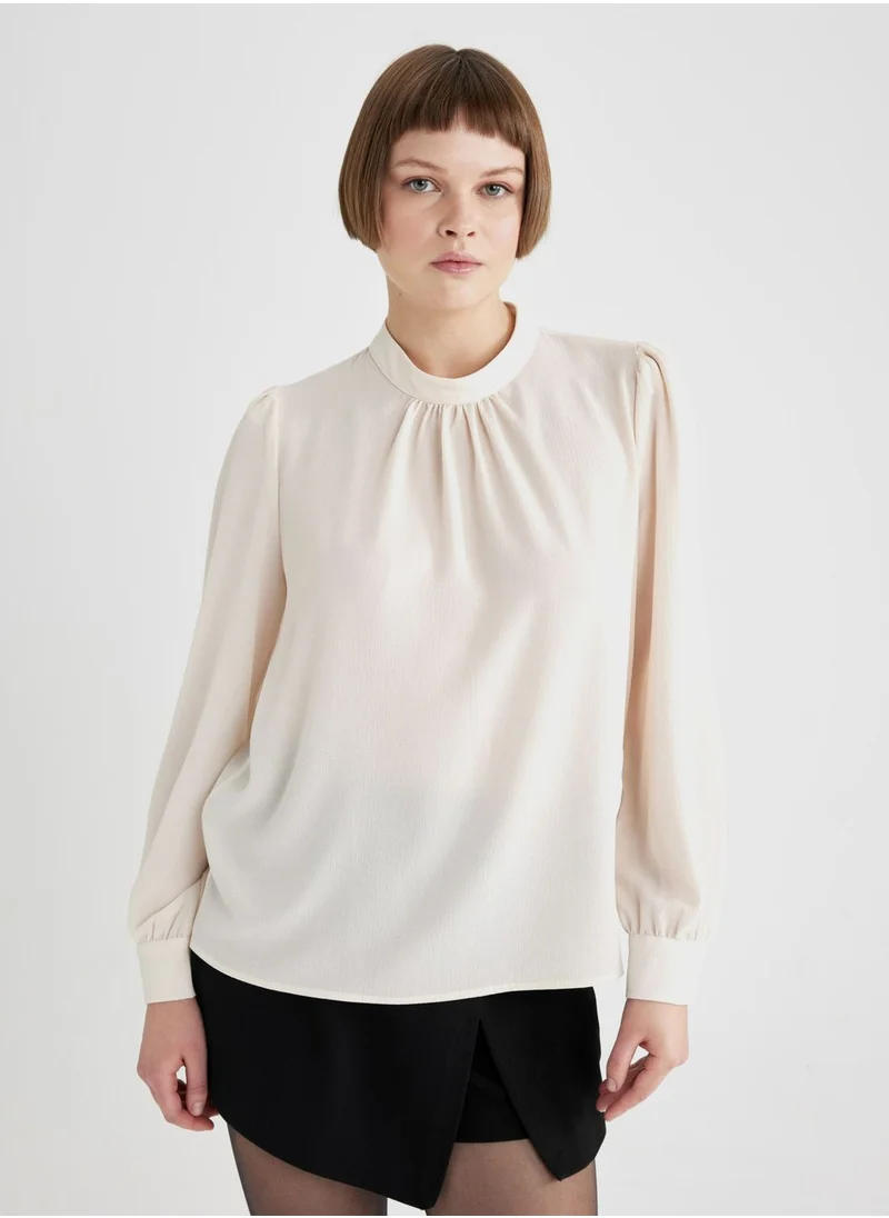 DeFacto Woman Regular Fit Long Sleeve Blouse