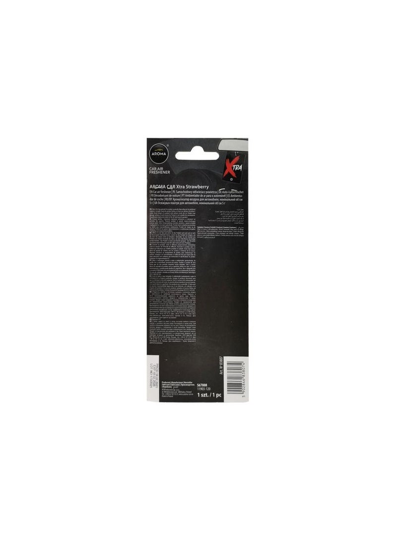 قطعة واحدة من معطر جو للسيارة Aroma X TRA بنكهة الفراولة - Image 3