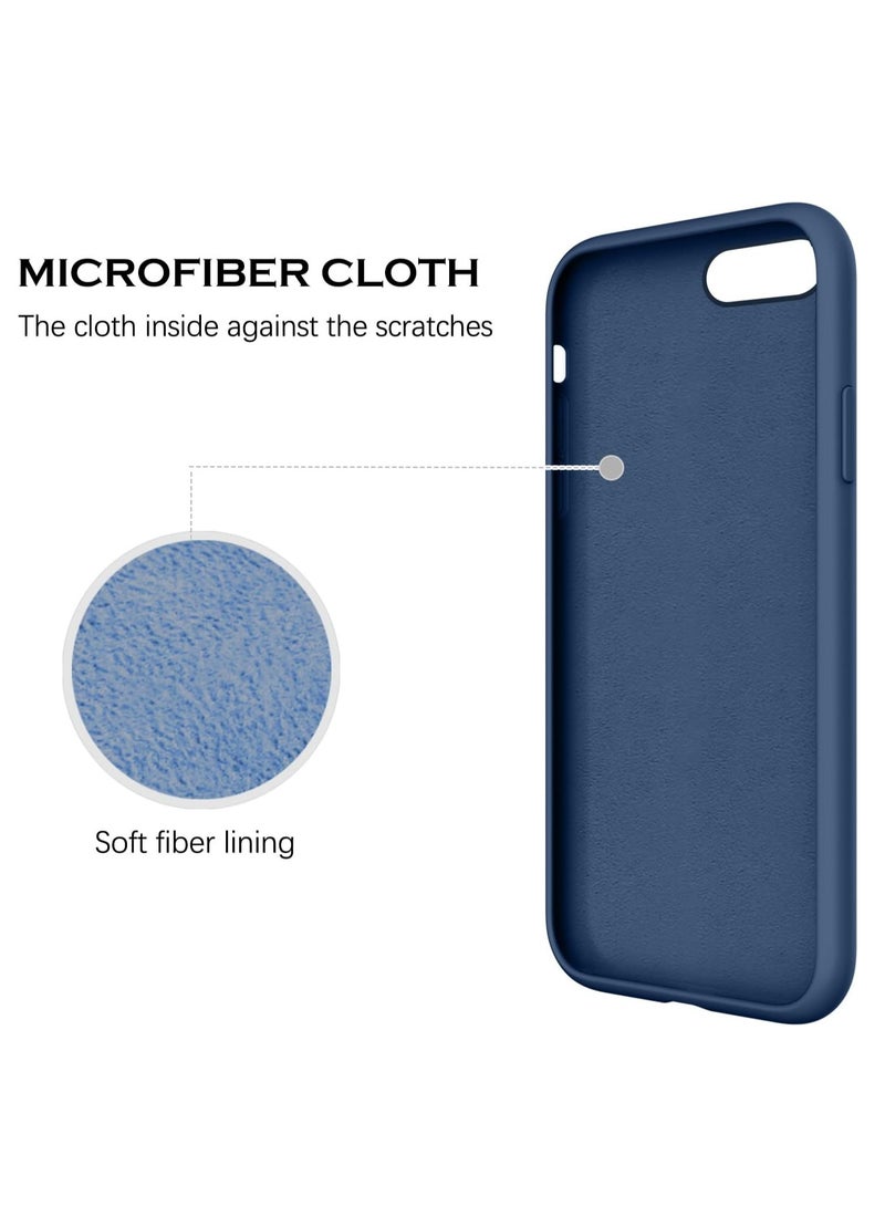 MIGOFAST iPhone SE Case 2022 2020 iPhone 8 Case iPhone 7 Case Non-slip Liquid Silicone Gel Rubber Bumper Phone Case Soft Microfiber Lining Hard Shockproof Protective Case Cover - Image 5