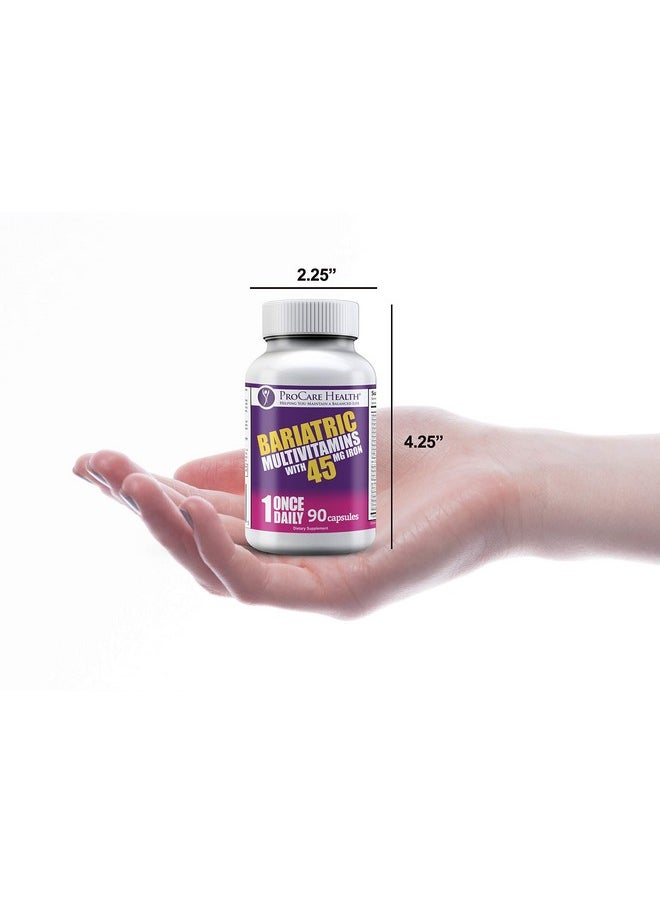 ProCare Health - Once Daily Bariatric Multivitamin ; Capsule ; 45Mg Iron ; 90 Count - Image 1
