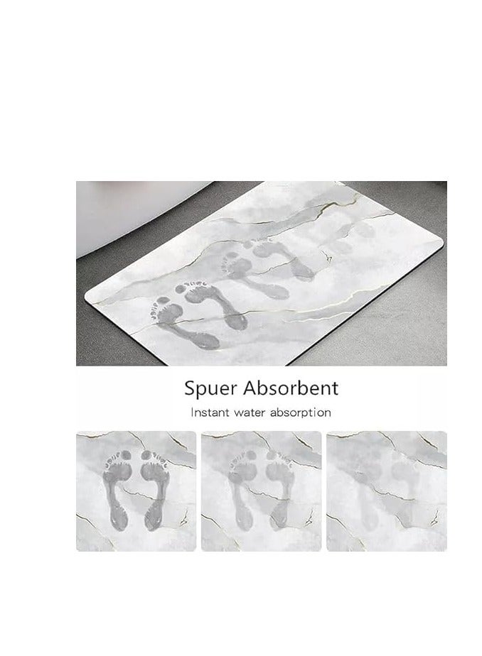 Bathroom Solution Super Absorbent Stain Resistant Non-Slip Bath Mat  - Image 3