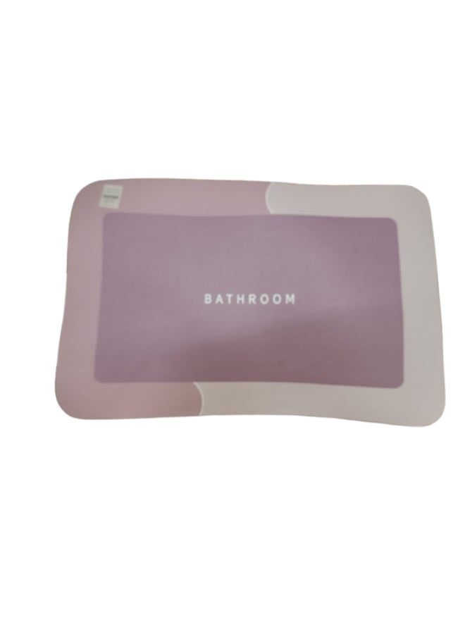 Bathroom Solution Super Absorbent Stain Resistant Non-Slip Bath Mat  - Image 1