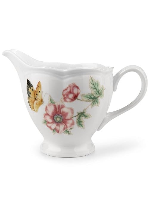 LENOX Lenox Butterfly Meadow Creamer White 