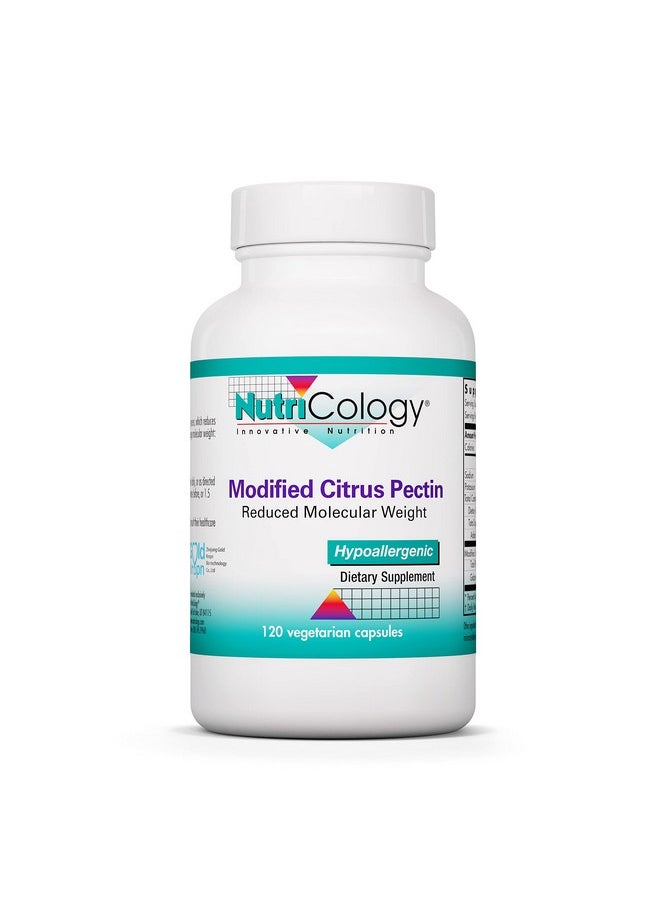 نوتريكولوجي مكمل البكتين الحمضي المعدل من NutriCology لدعم الأمعاء - كبسولات البكتين الحمضي المعدل للرجال والنساء، مضادة للحساسية، خالية من الجلوتين، ذات وزن جزيئي منخفض - 120 كبسولة نباتية  - Image 1