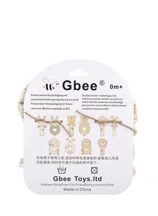 Gbee Top-Quality Material Organic Cotton Rattles Toy Set For Kids Hand Bell Infant Educational Mobiles Toys - Image 3