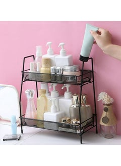 Generic Black 2-Tier Metal Stand - Stylish and Modern Organization for Your Supplies L  - Image 4