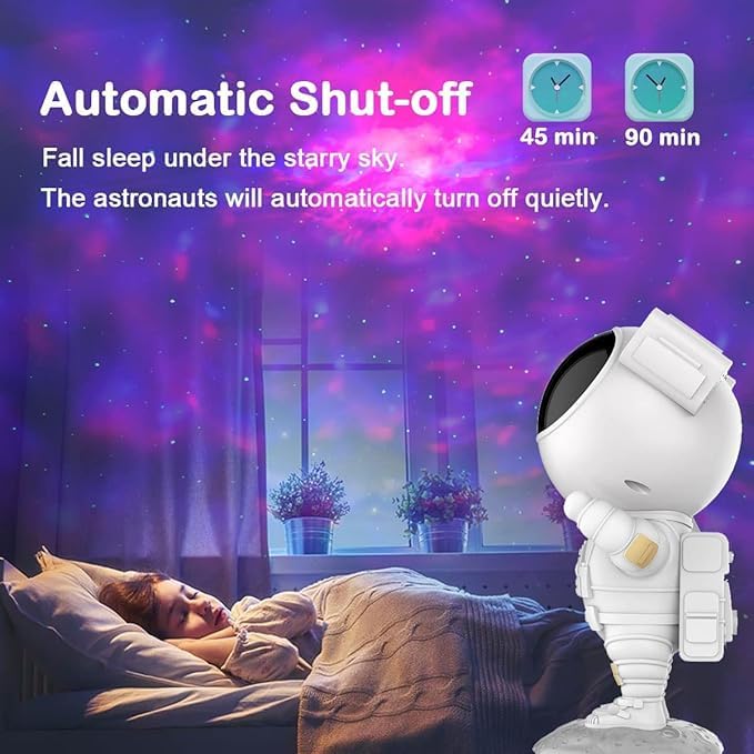 XERGY Plastic Astronaut Starry Projector 360° Galaxy Space Light with Remote Control Spaceman Robot Night Lamp for Gaming Room, Home Theater, Kids Bedroom, Birthday Diwali Gift, LED, Multicolor - Image 5