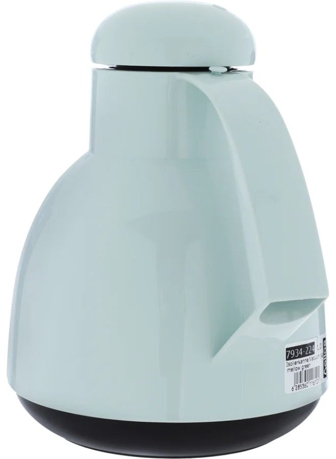 helios Thermos, 1 liter, thermal glass inner case, pressure - light green - Image 4