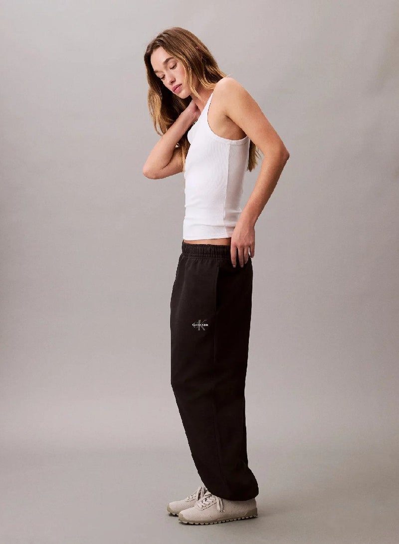 CALVIN KLEIN Relaxed Monogram Joggers - Image 4