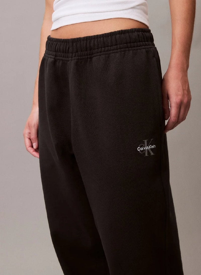 CALVIN KLEIN Relaxed Monogram Joggers - Image 2