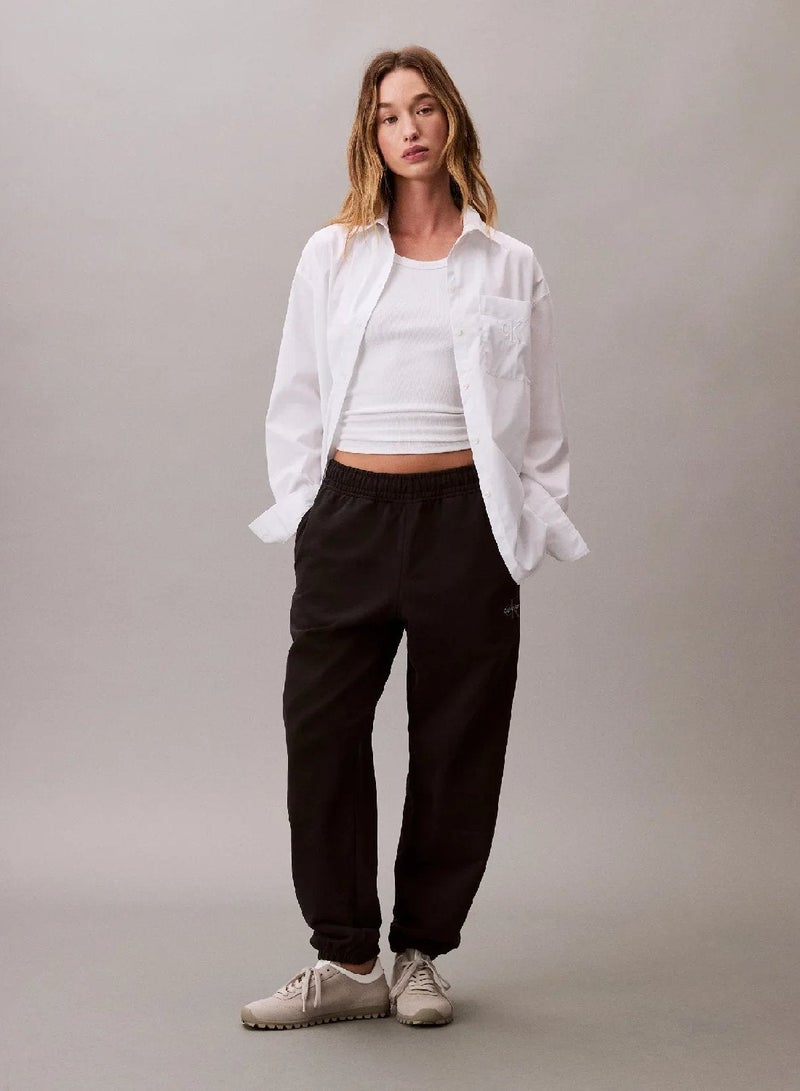 CALVIN KLEIN Relaxed Monogram Joggers - Image 1