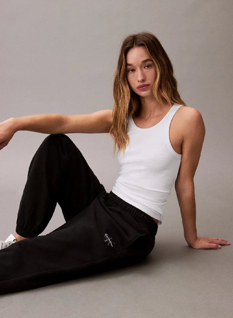 CALVIN KLEIN Relaxed Monogram Joggers - Image 5