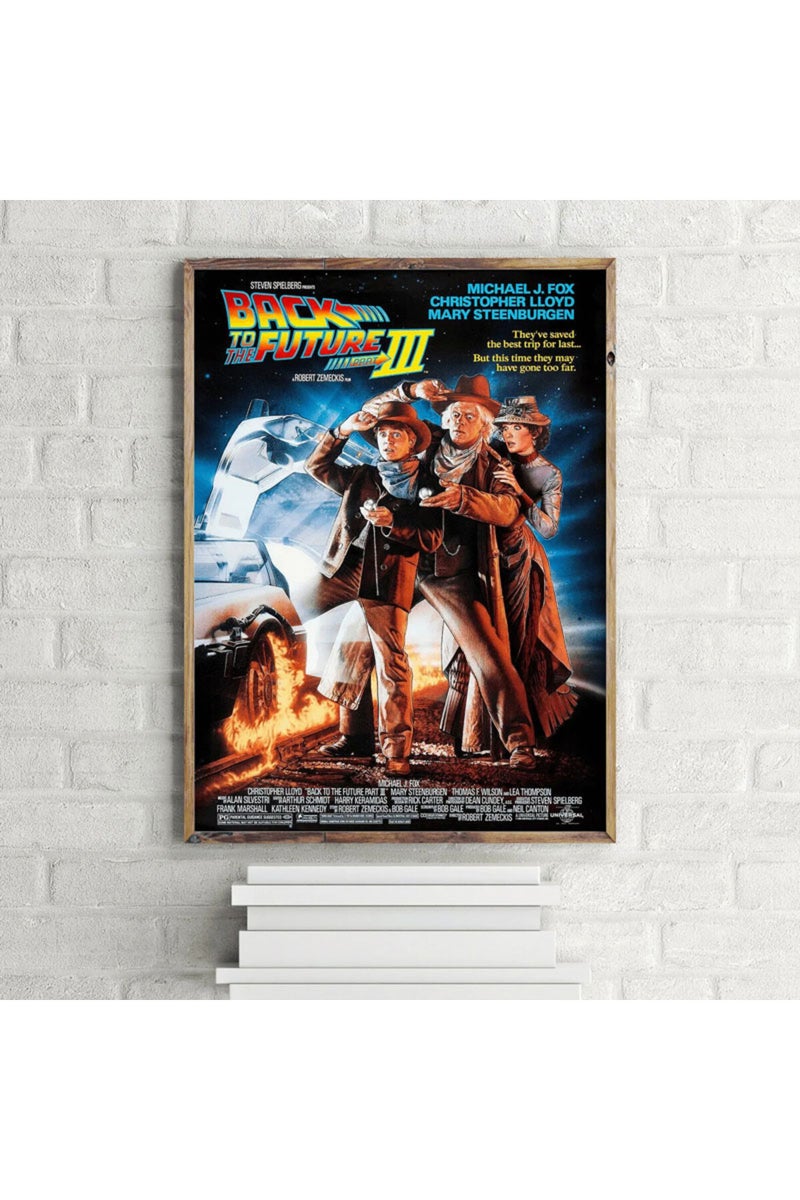 50x70cm No Framed A Movie Back To The Future Trilogy Posters Living Room Decorative Painting Wall A