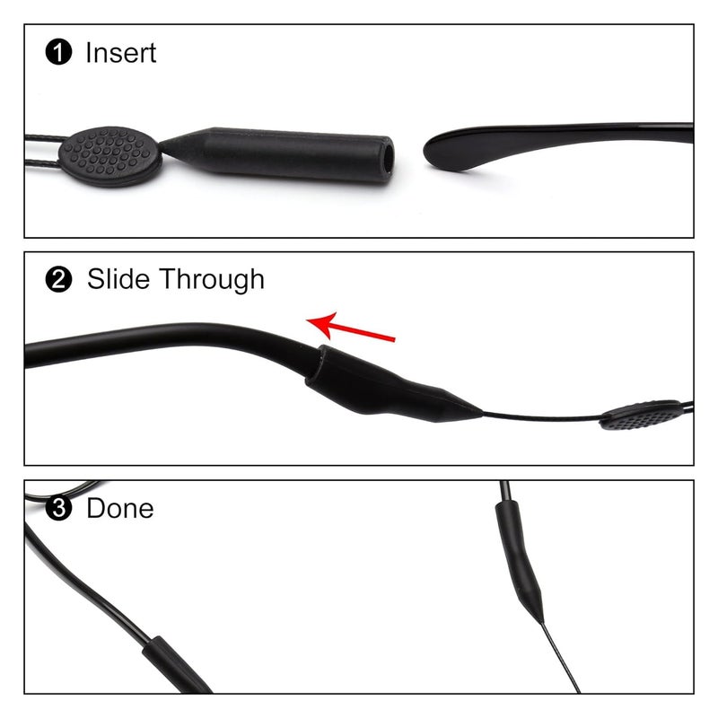 AEC حزام نظارات شمسية رياضية قابل للتعديل من AEC Cable Zips - Image 3
