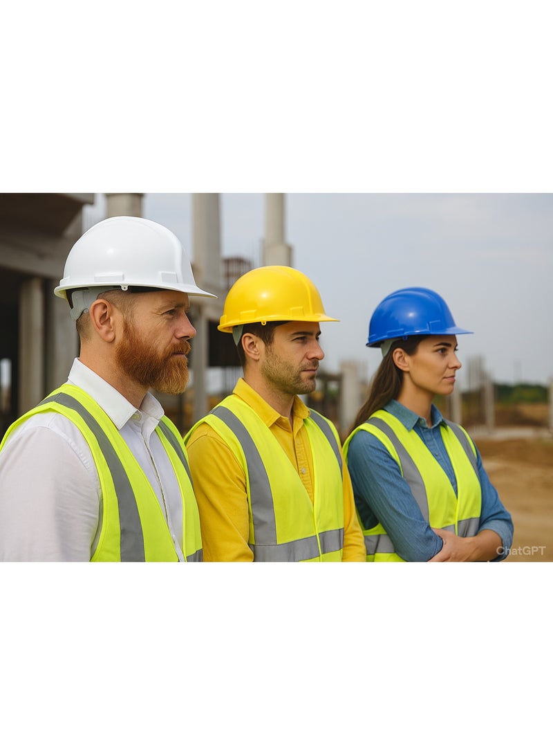 Vaultex Industrial Safety Hard Hat – Lightweight Protective Helmet with Adjustable Suspension - Image 3