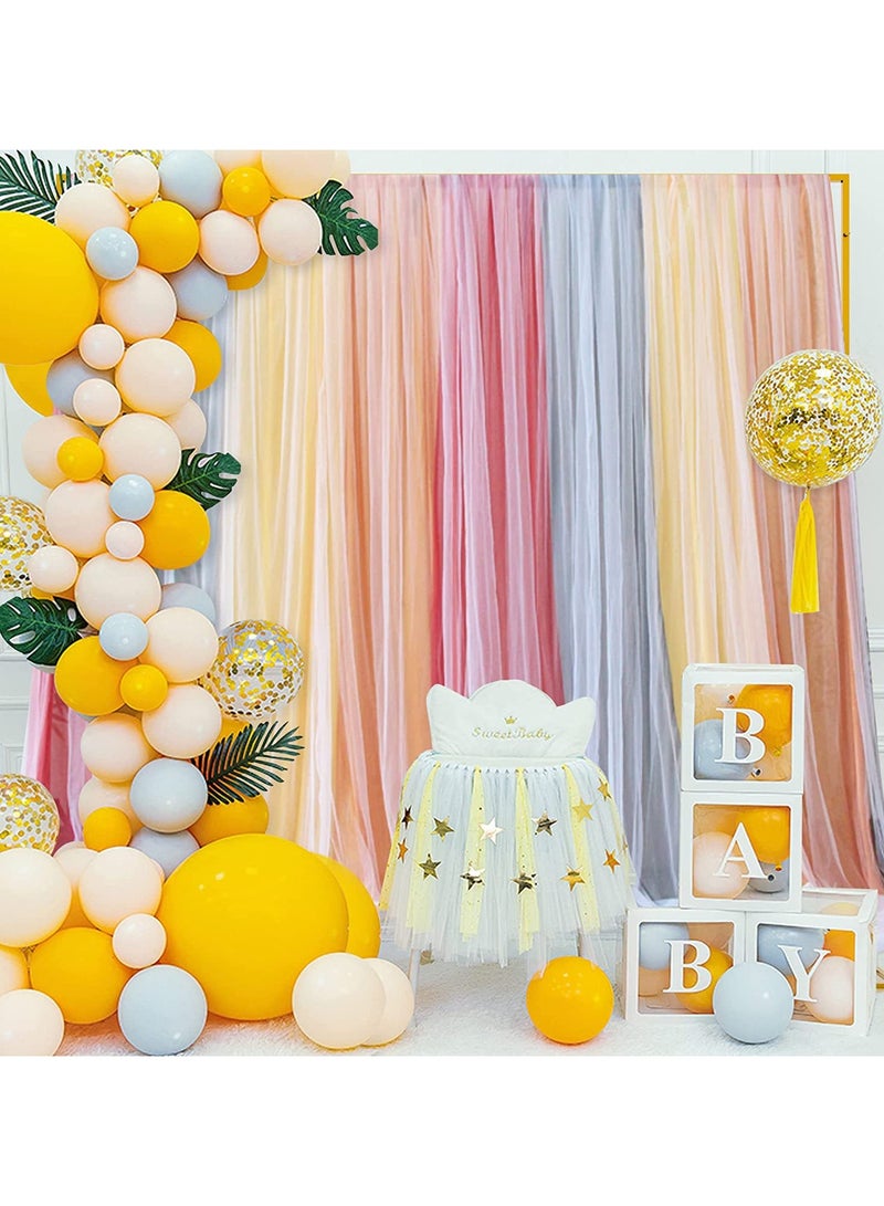 VUCATIN 6.5x6.5FT Backdrop Stand Heavy Duty with Base Portable Square Arch Frame Metal Backdrop Stand Kit for Wedding Birthday Parties Banquet Decorations - Image 4